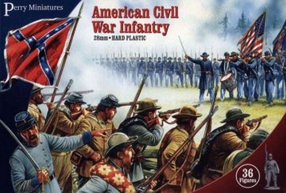 American Civil War Infantry (36 Plastic Figures)