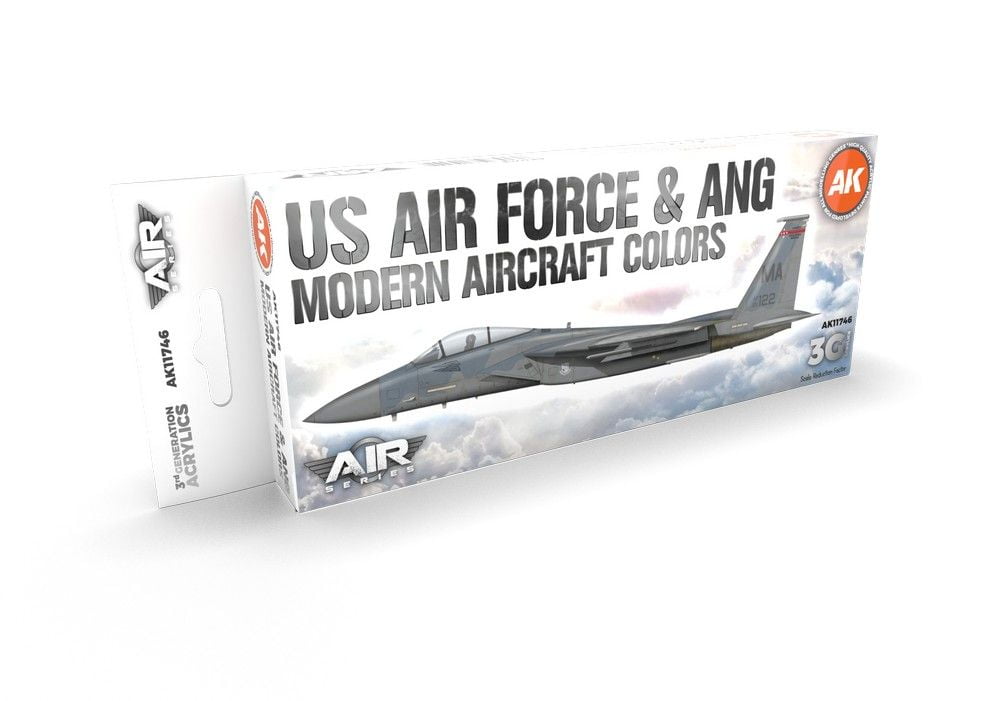 US Air Force & ANG Modern Aircraft Colors Set 3rd Gen