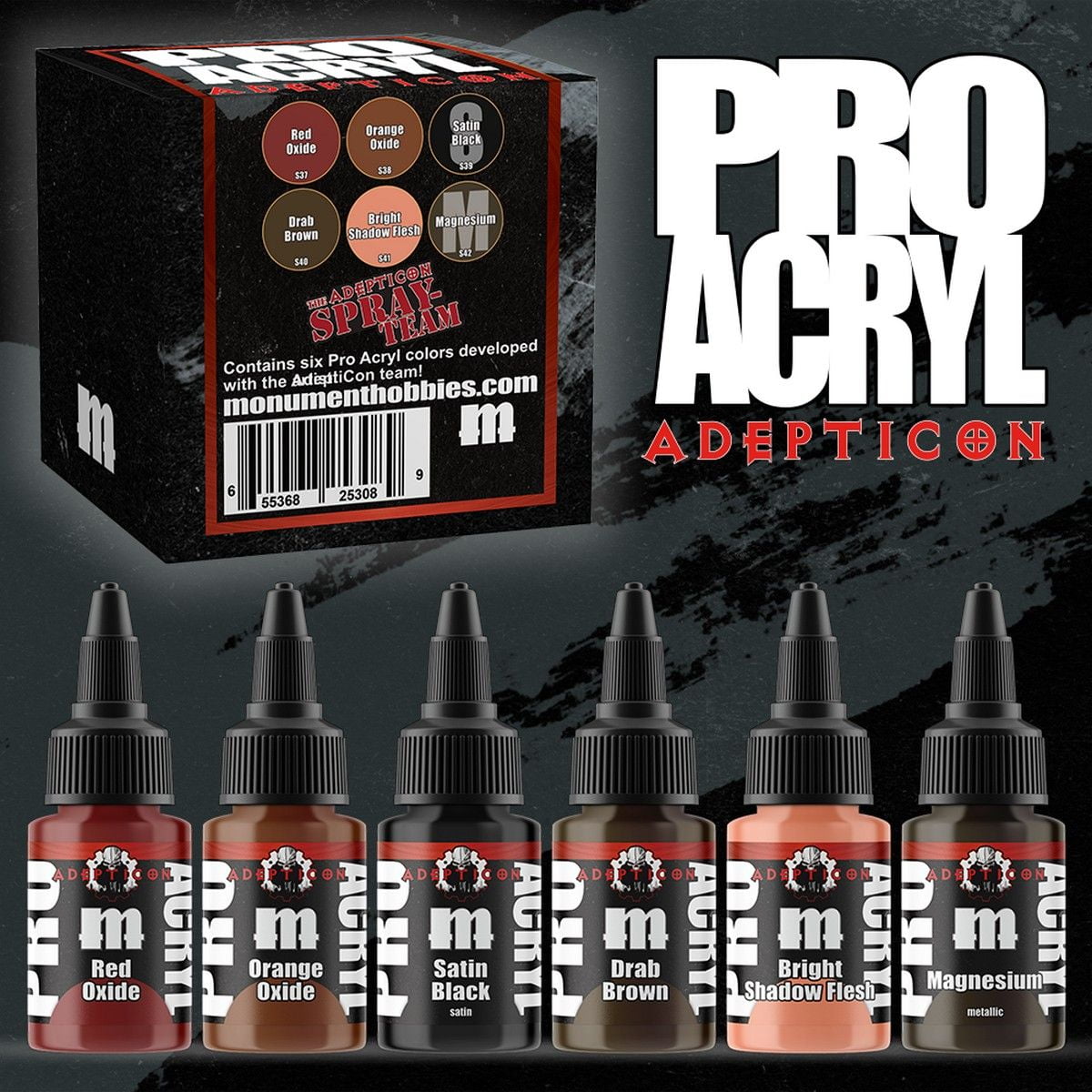 Pro Acryl Signature - Adepticon Spray Team Signature Set - 6 Colors
