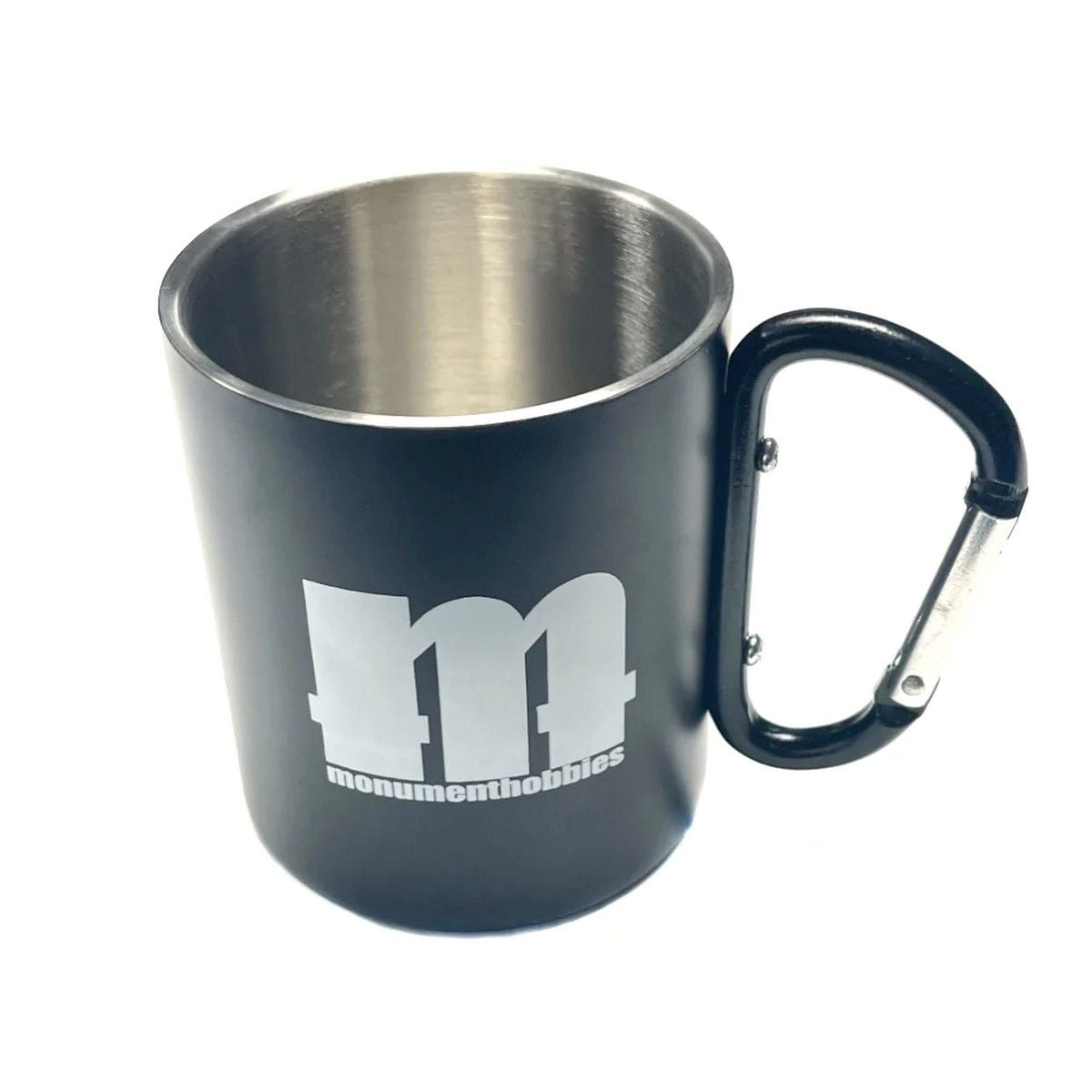 Monument Stainless Paint Water Cup with Carabiner - M Logo