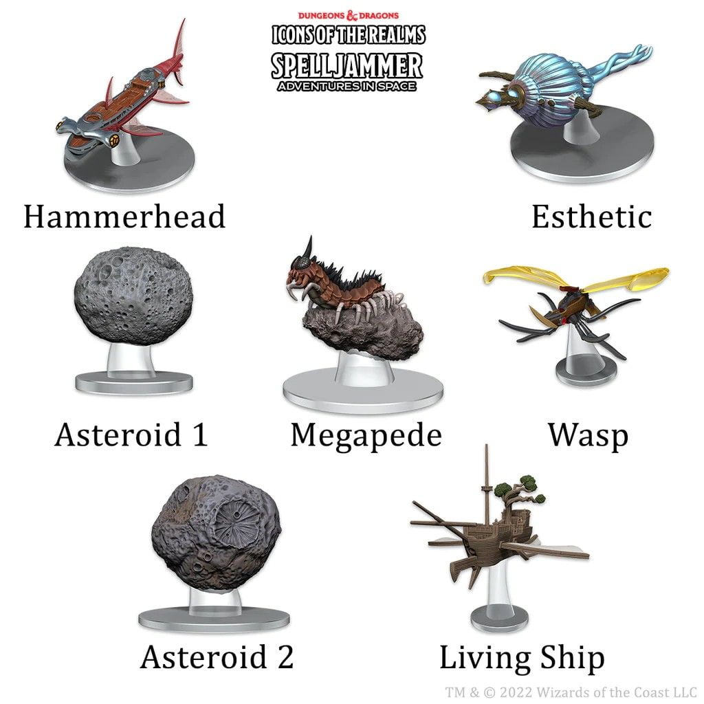 D&D Icons of the Realms: Asteroid Encounters - Ship Scale