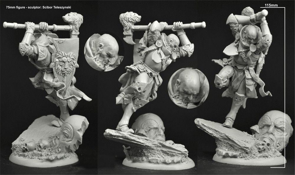 Knight Figure - Total Height 115mm