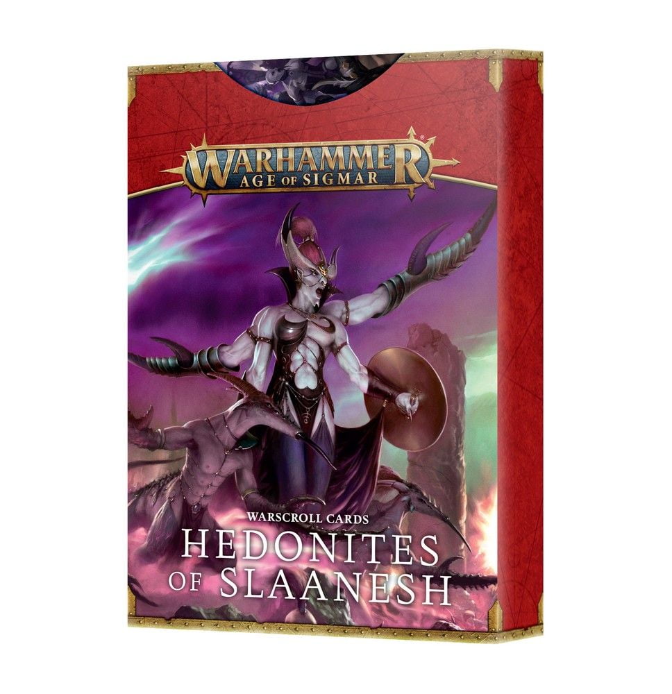 Warscroll Cards: Hedonites of Slaanesh - 3rd Edition - English