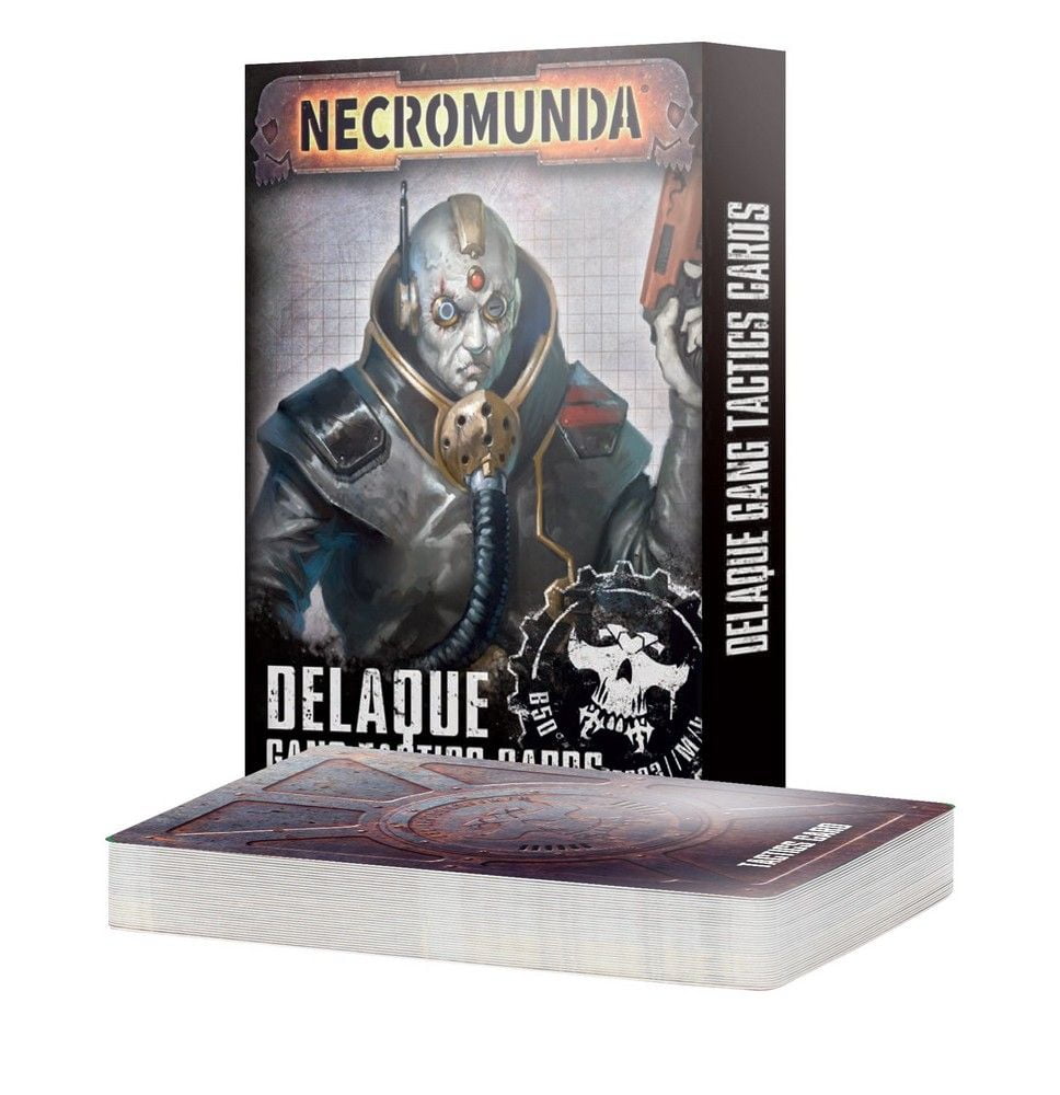 Necromunda: Delaque Gang Tactics Cards - English