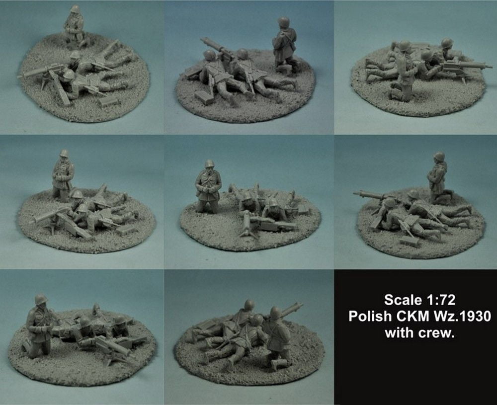 1:72 Polish CKM Wz 1930 with Crew Set Version 1