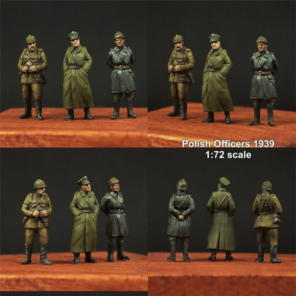 1:72 Polish Officers 1939 Set Version 1