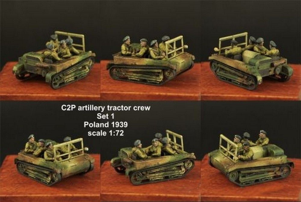 1:72 C2P Artillery Tractor Crew Set 1