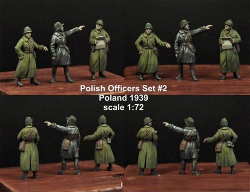 1:72 Polish Officers 1939 Set 2