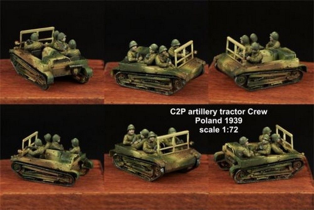 1:72 C2P Artillery Tractor Crew Set 2