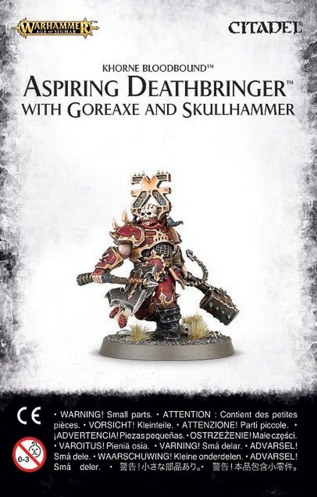 Aspiring Deathbringer with Goreaxe and Skullhammer