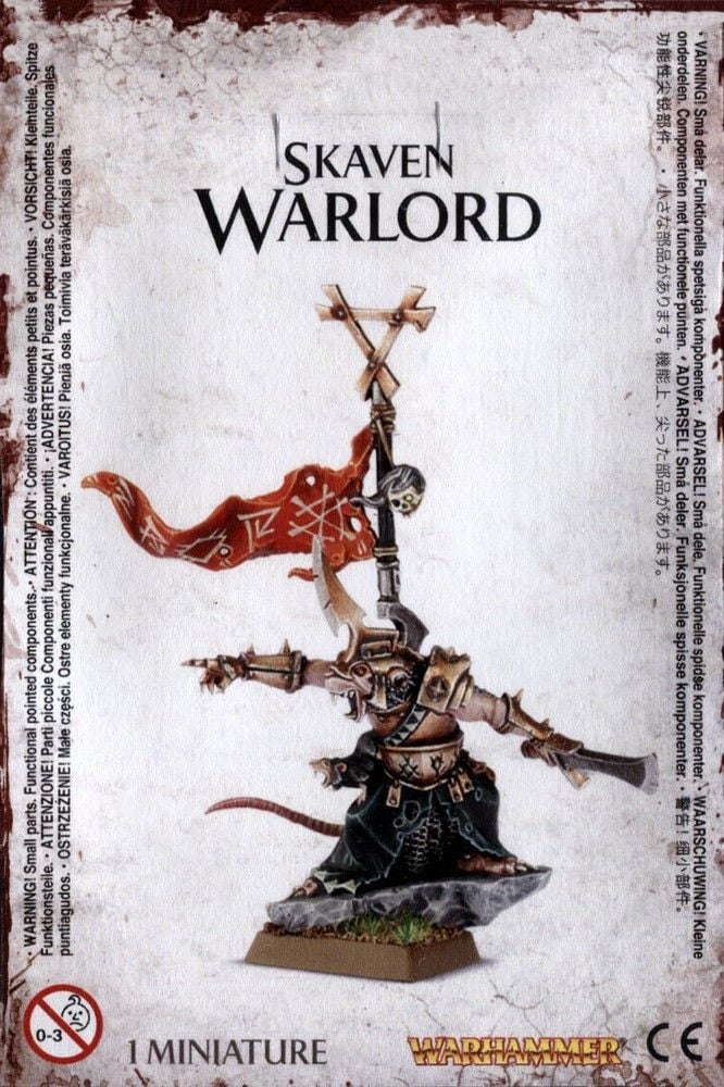 Skaven Warlord / Clawlord on Rock