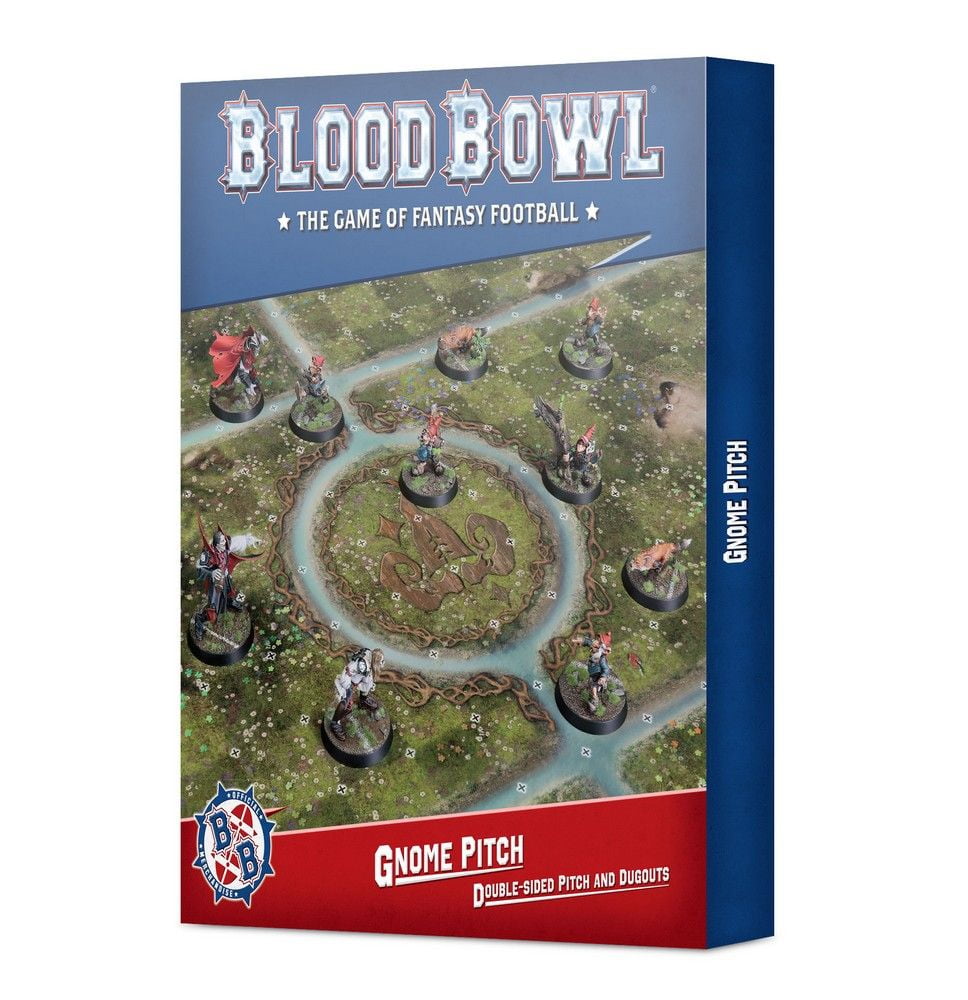 Blood Bowl: Gnome Team Pitch & Dugouts