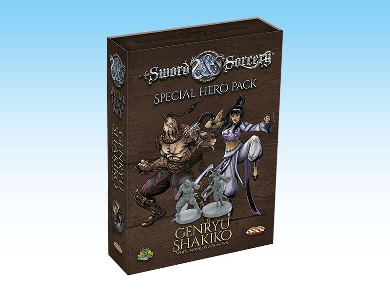 Sword & Sorcery: Hero Pack - White / Black Monk (Genryu / Shakiko)