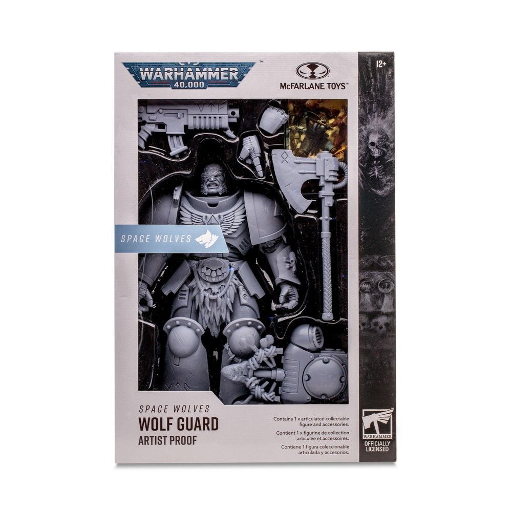 Warhammer 40,000 7in Figures Wv7 - Space Wolves Wolf Guard - Artist Proof