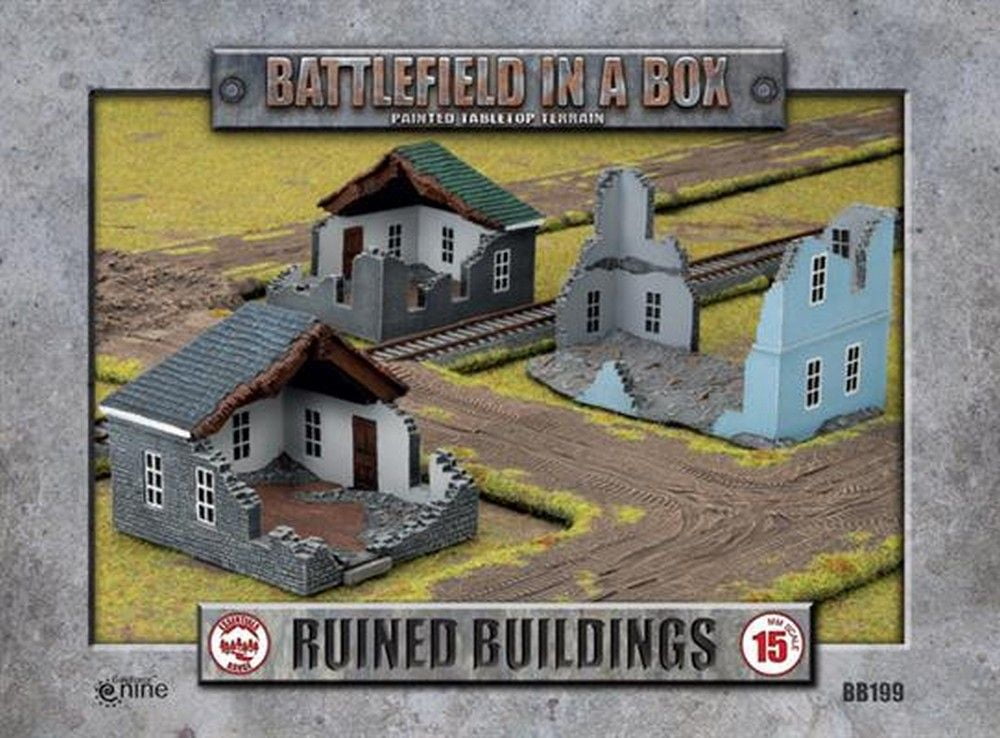 Ruined Buildings - WWII 15mm