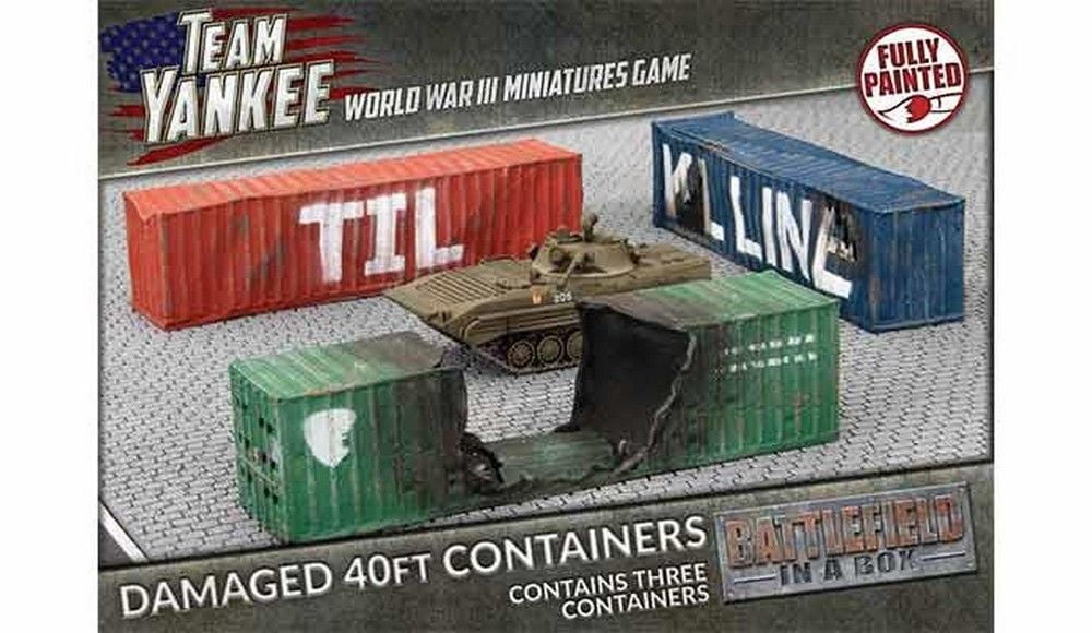 Modern: 40ft Shipping Containers - Damaged (x3)