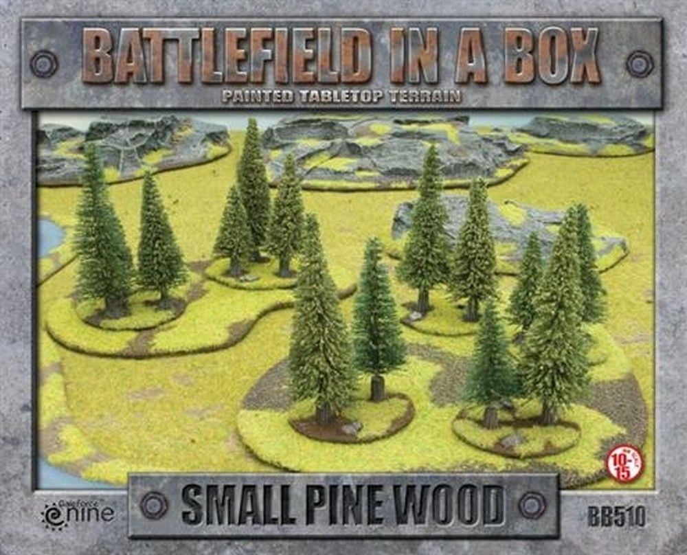 Small Pine Wood (x1) - 15mmFull Painted TerrainWood Base & Trees