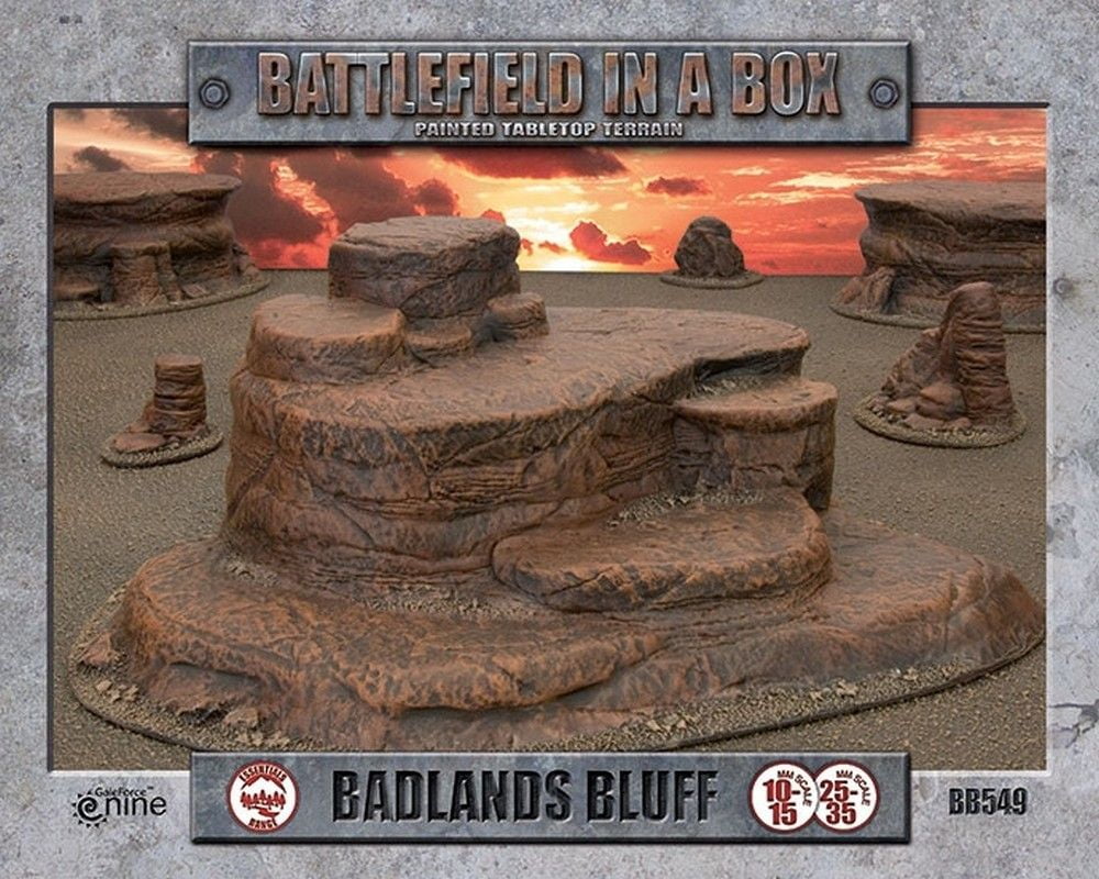 Badlands: Bluff - Mars (x1)Full Painted Terrain