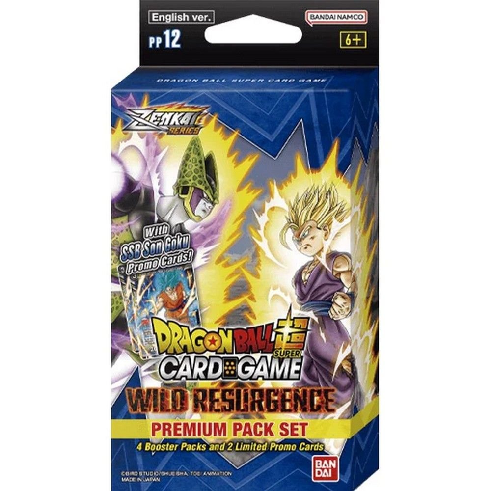 Dragon Ball Super CG: Zenkai Series Set 04 - Wild Resurgence - Premium Pack Set (PP12)