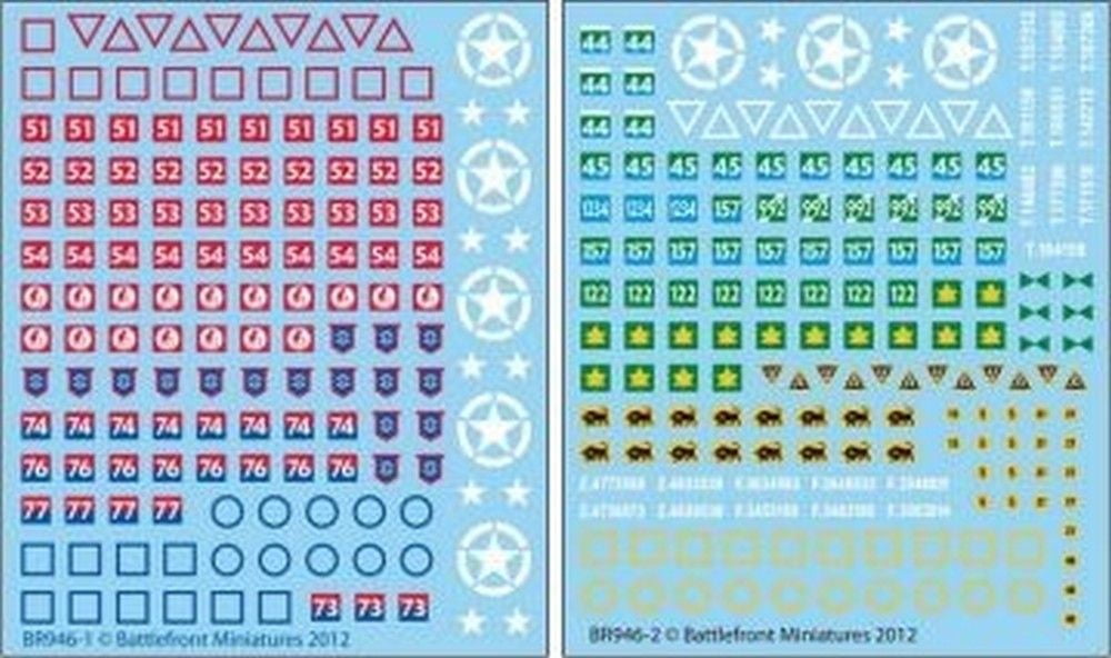 Late War British Decal Pack