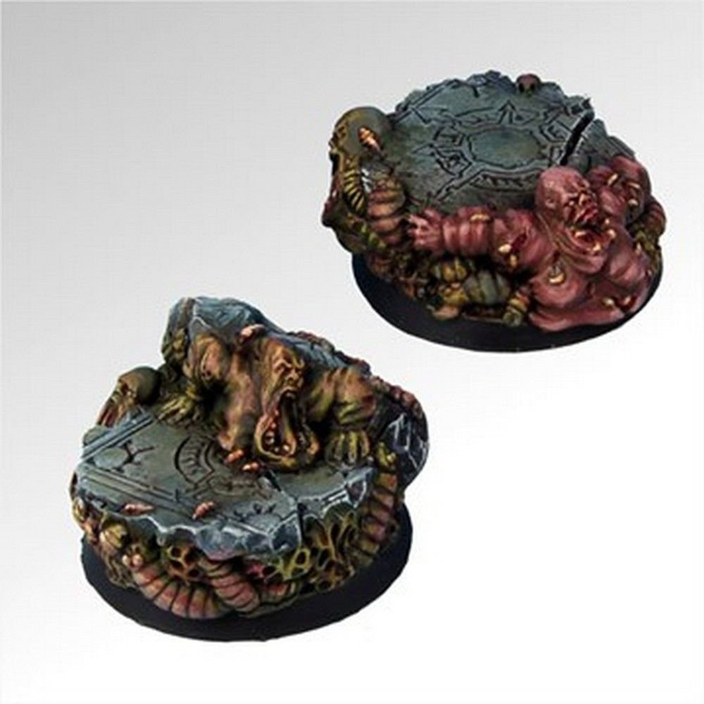 Rot and Grubs 40 mm round bases set1 (2)