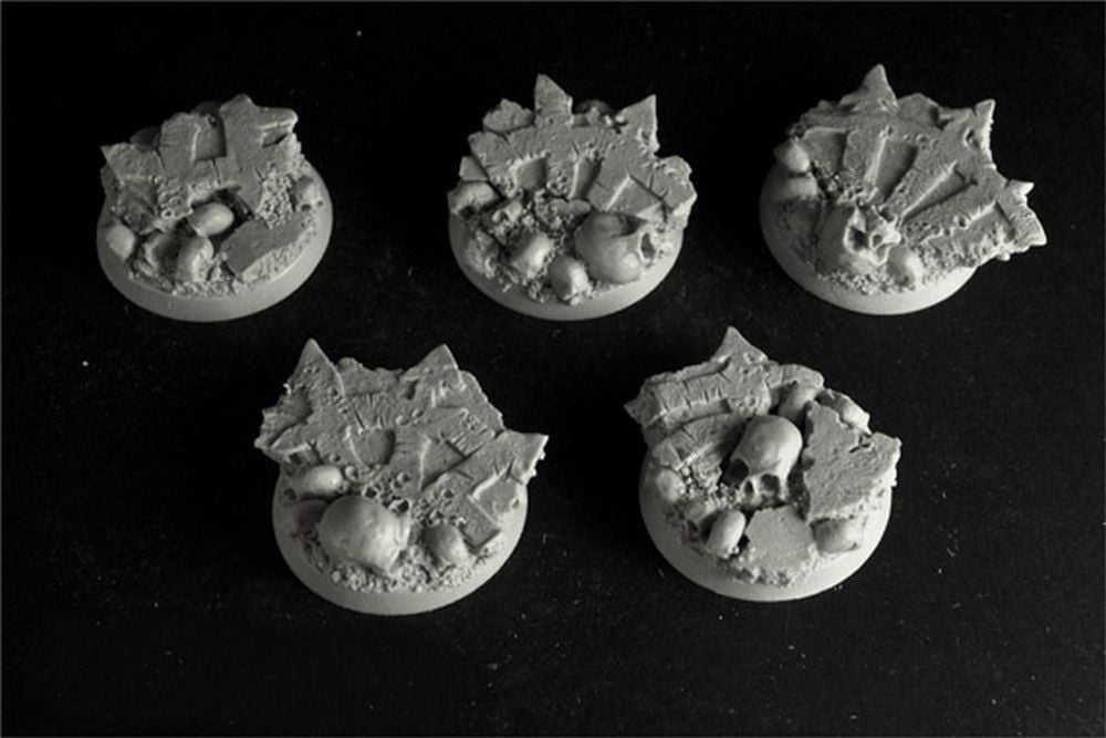 Cursed Earth 32 mm round bases set 1 (5)