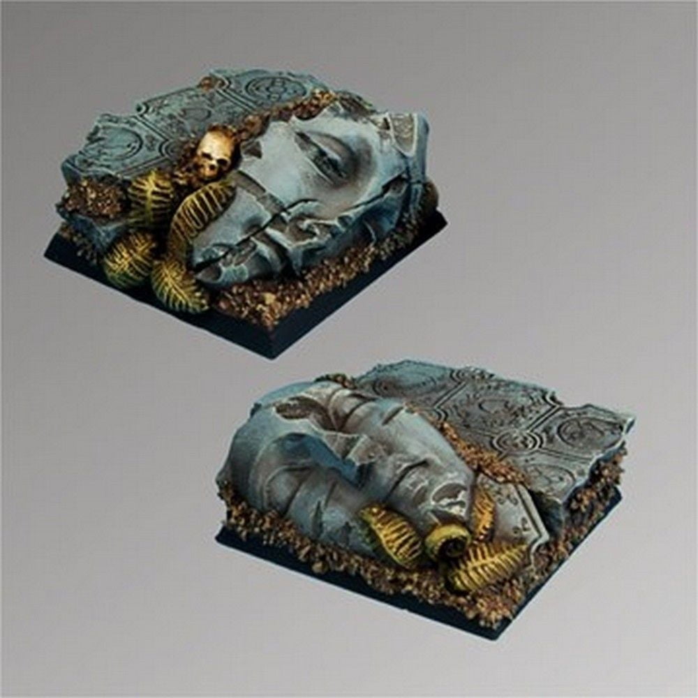 Ancient Ruins 40 mm square bases (2)