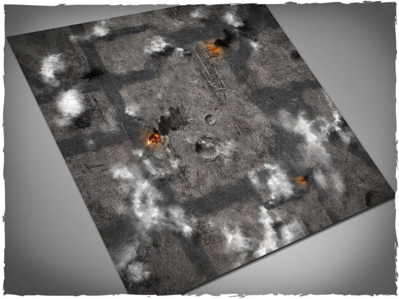 4ft x 4ft, Scorched Sky Theme Cloth Games Mat