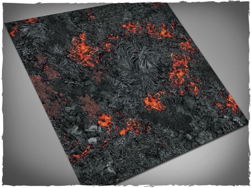 3ft x 3ft, Realm of Fire Theme Cloth Games Mat
