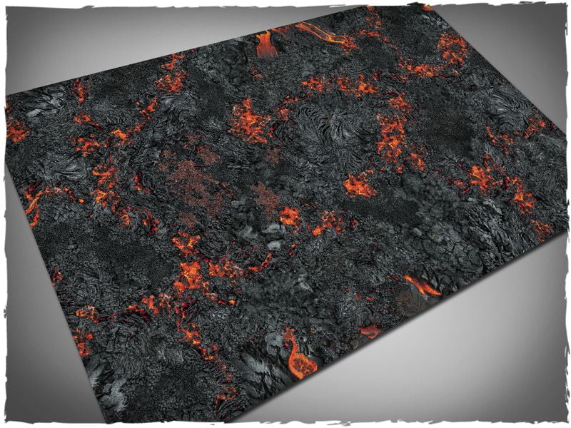 3ft x 3ft, Realm of Fire Theme PVC Games Mat