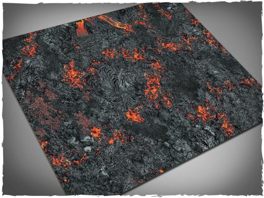 44in x 60in, Realm of Fire Themed Cloth Games Mat