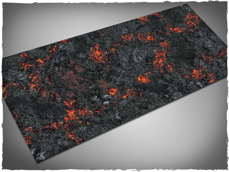 6ft x 3ft, Realm of Fire Theme Cloth Games Mat