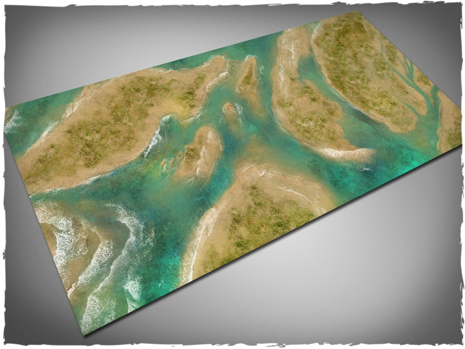 6ft x 3ft, Shallow Waters Theme Cloth Games Mat
