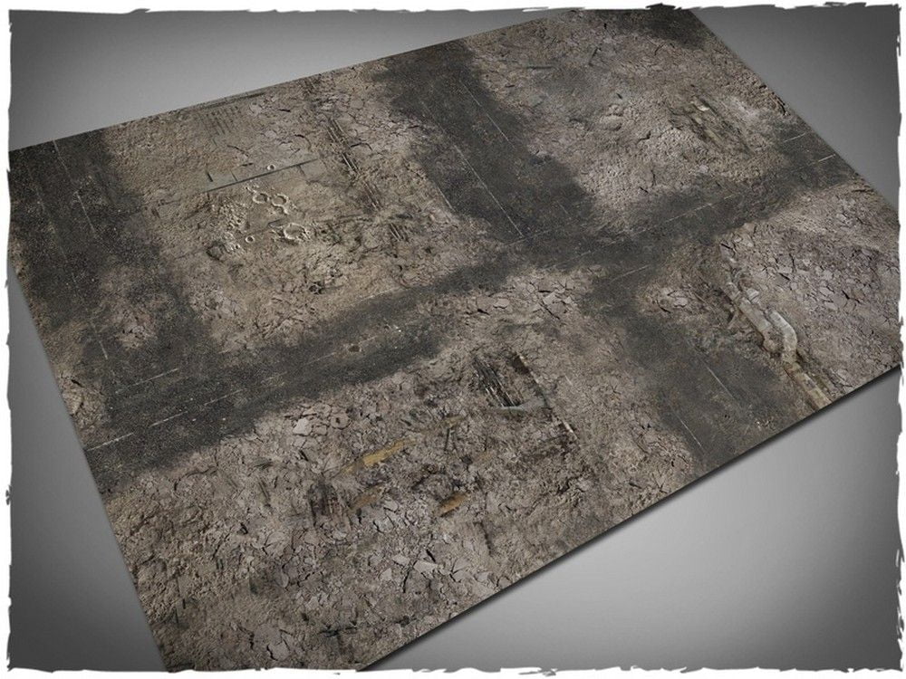 22in x 30in, Gothic Ruins Theme Mousepad Games Mat