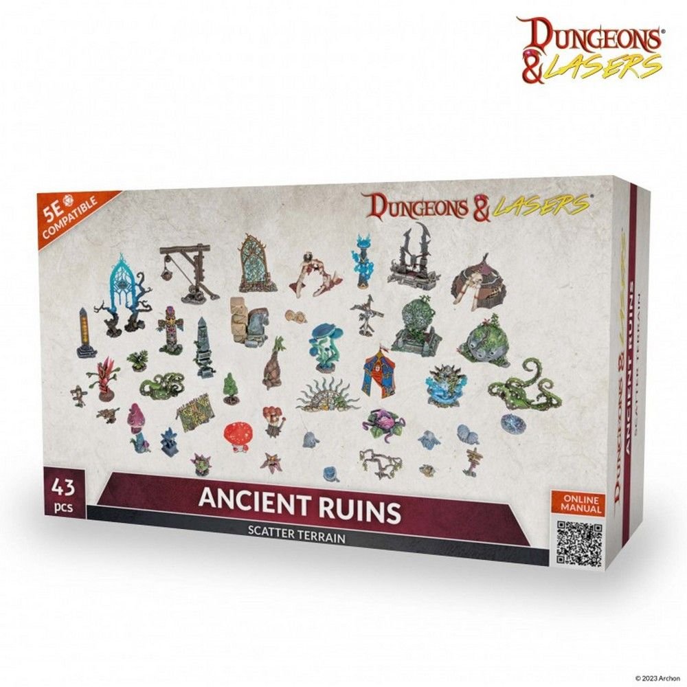Ancient Ruins Scatter Terrain - Dungeons & Lasers