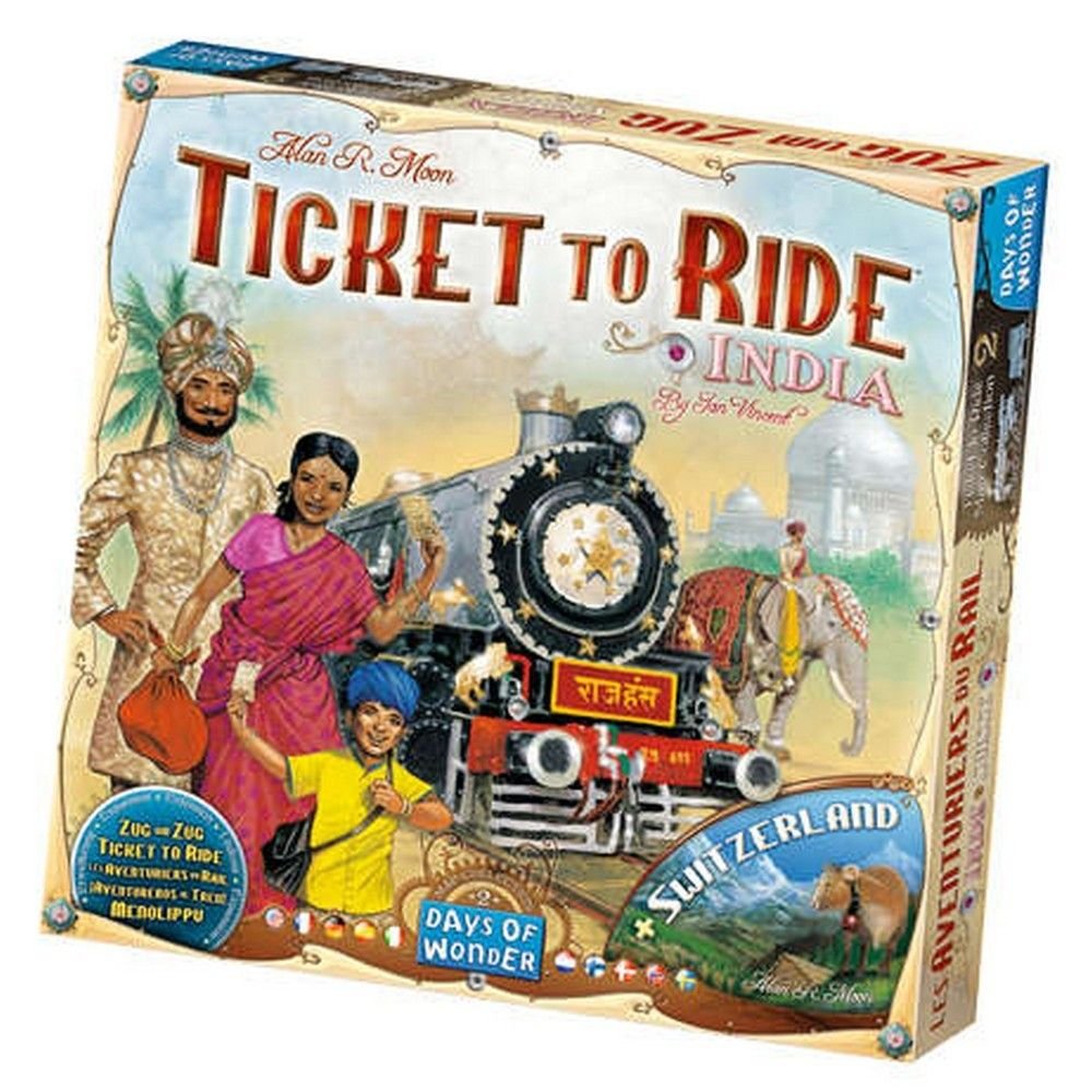 Ticket To Ride India & Switzerland: Map Collection