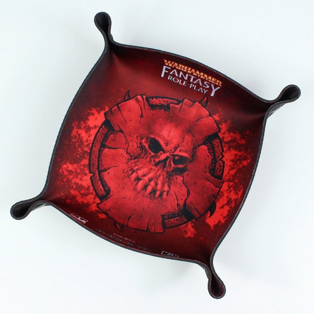 Warhammer Fantasy Roleplay: Red Skull - Folding Square Dice Tray