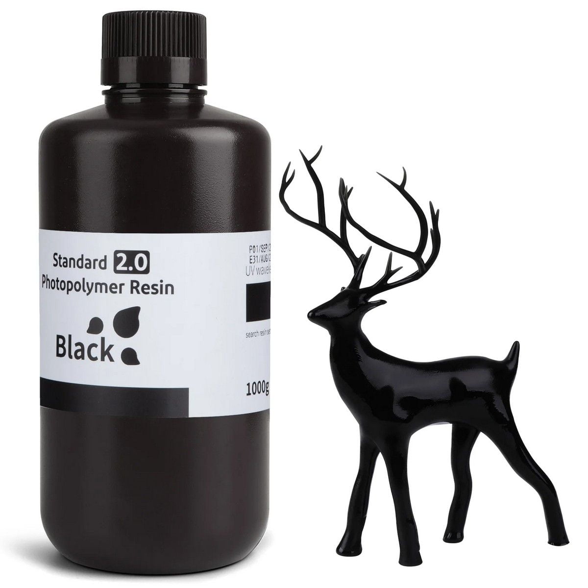 ELEGOO Standard Resin 2.0 1000g - Black