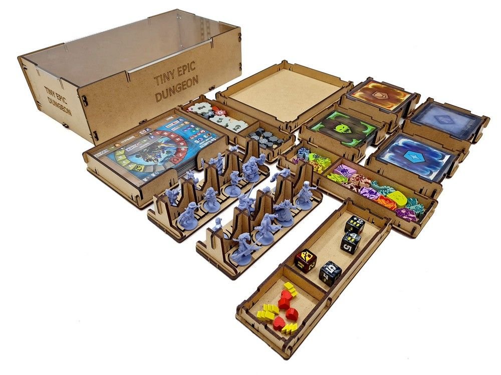 Tiny Epic Dungeons Storage Box - Unpainted