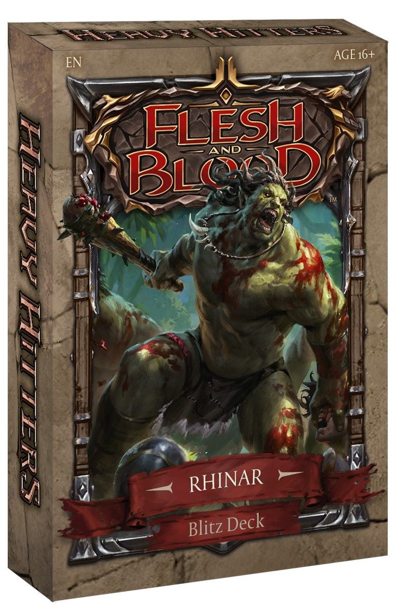 Flesh and Blood TCG: Heavy Hitters - Blitz Deck - Rhinar