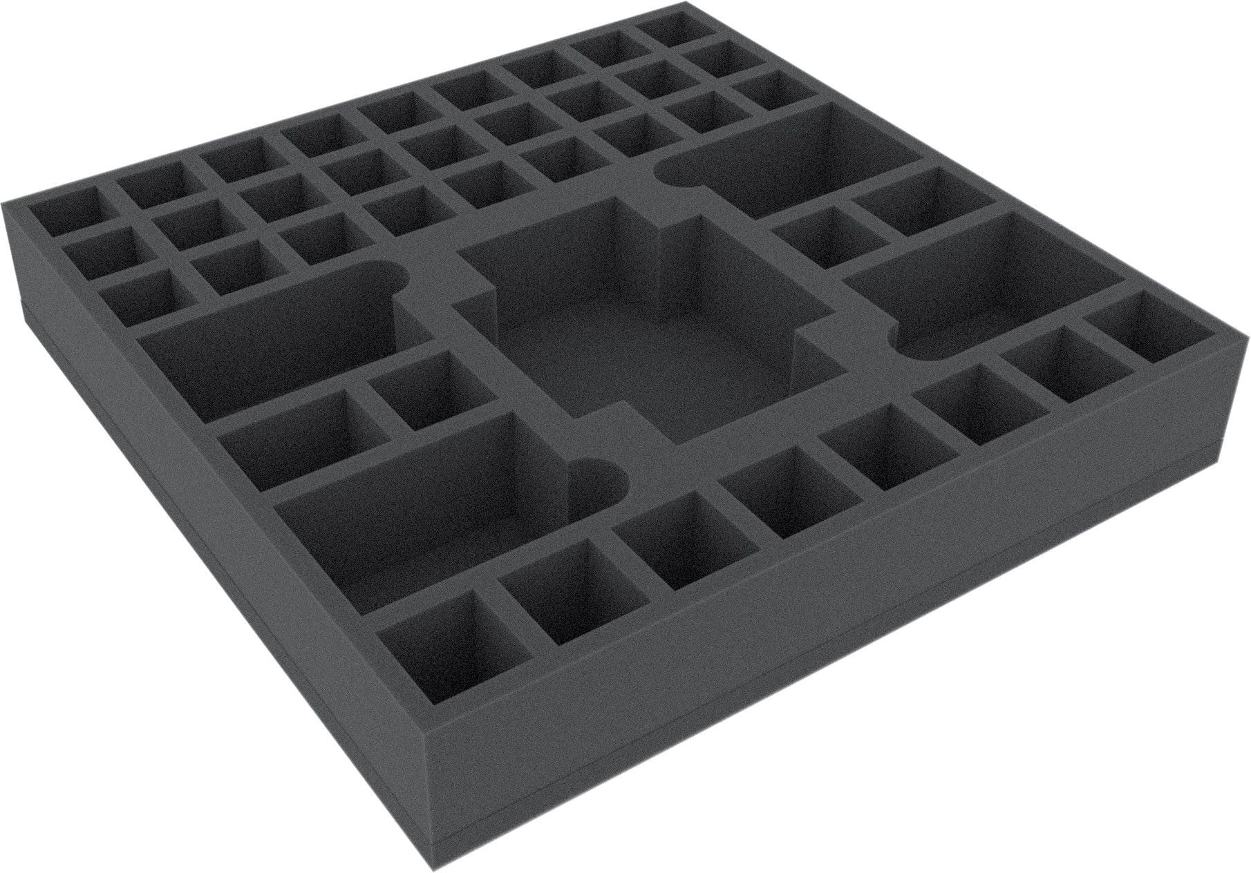 295mm x 295mm x 50mm  (2 inches) foam tray for board game boxes 2