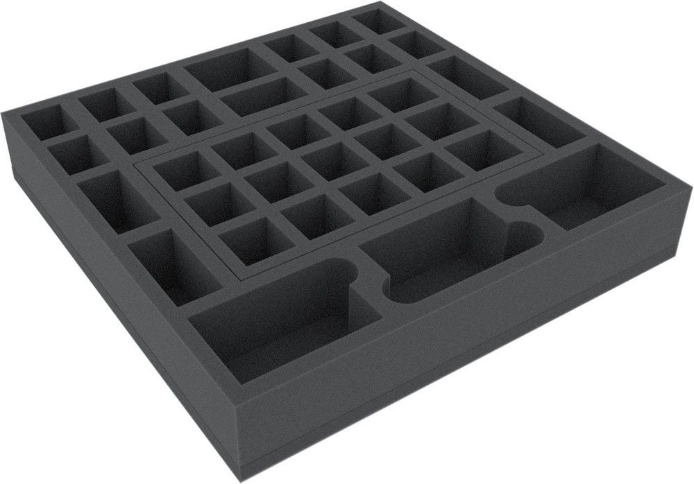 295mm x 295mm x 50mm  (2 inches) foam tray for Board Game Boxes with Huge Slot