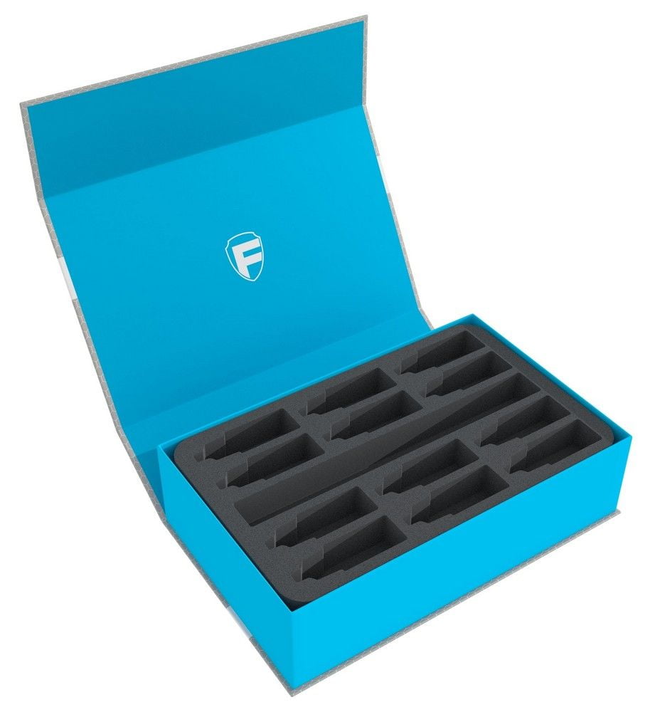 Feldherr Magnetic Box Blue for Model Colour Bottles + Paintbrushes