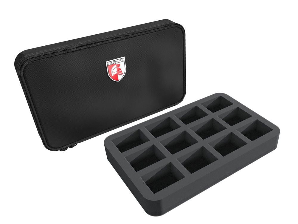 Feldherr Mini Minus Half-size 12 Large Cut Outs Foam Case