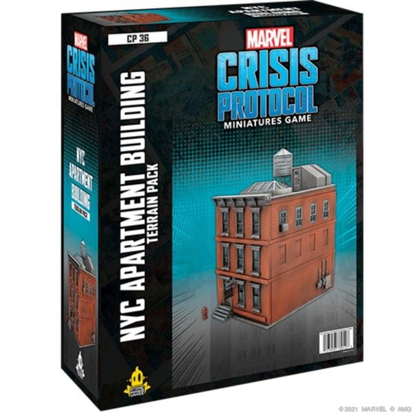 NYC Apartment Building Terrain Expansion: Marvel Crisis Protocol Miniatures Game