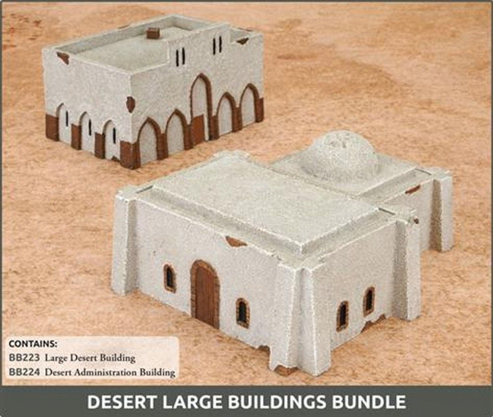 Desert Large Buildings Bundle Full Painted Terrain