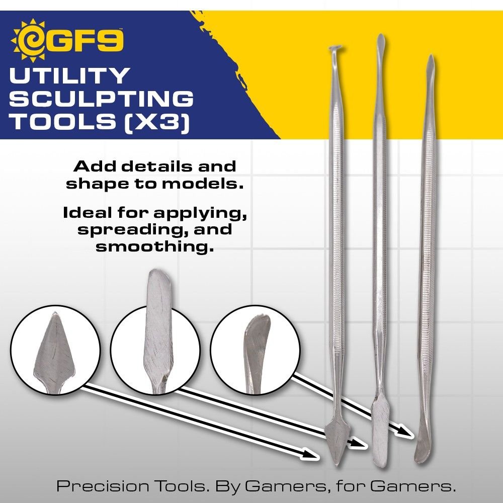 Utility Sculpting Tools (x3)