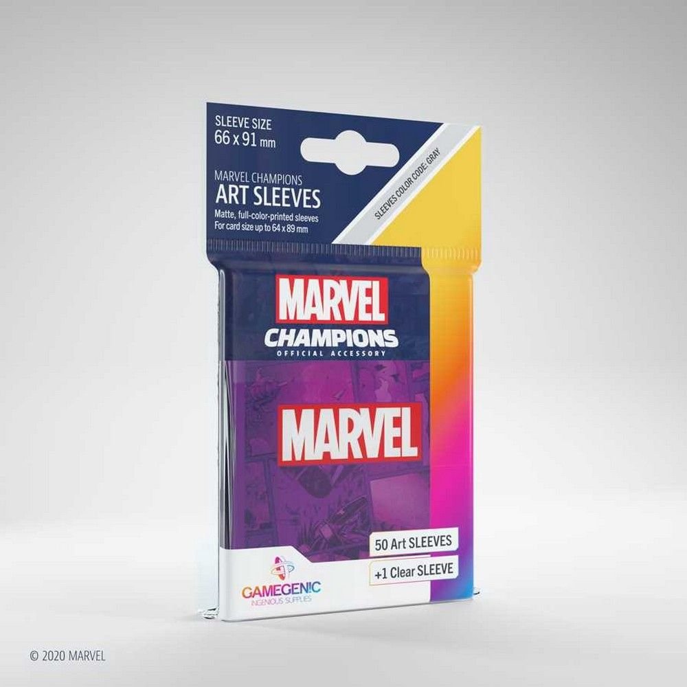 Gamegenic: Marvel Champions Art Sleeves - Marvel Purple (50)