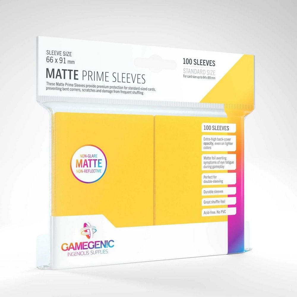 Gamegenic: Matte Prime Sleeves - Yellow (100)
