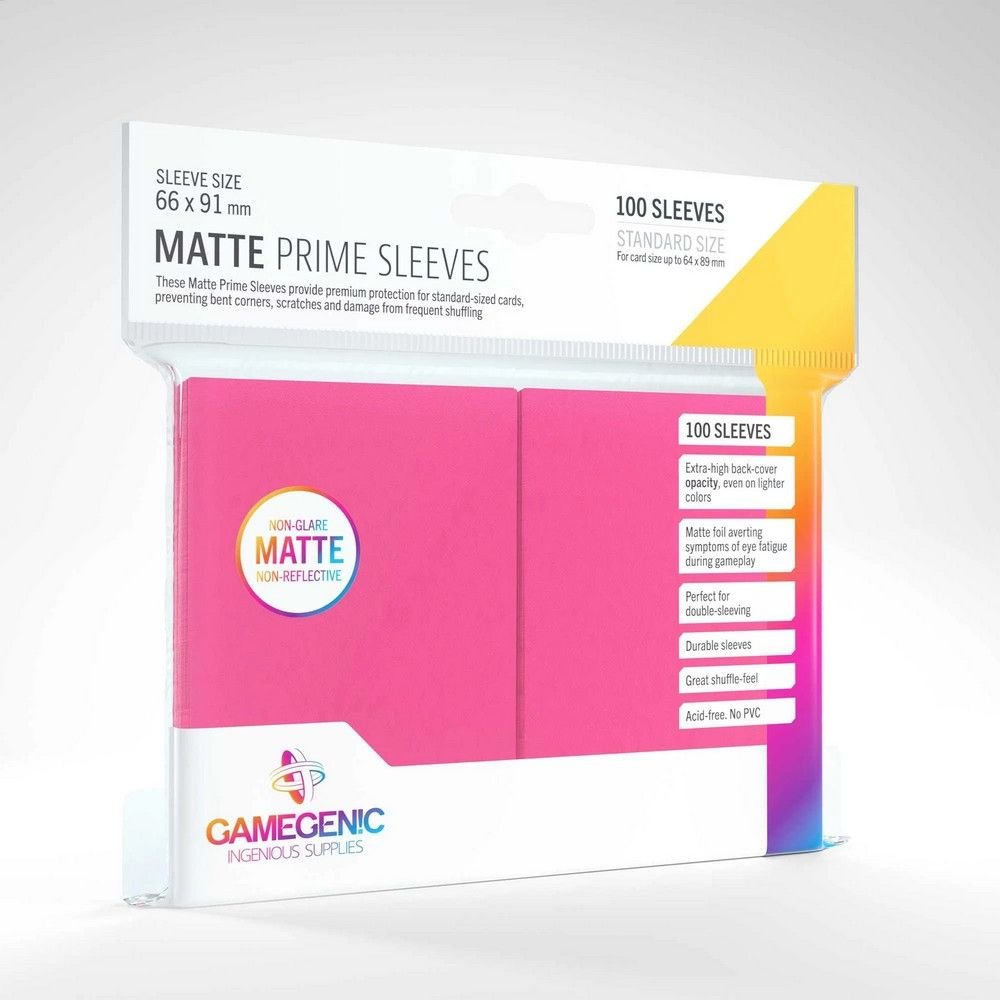 Gamegenic: Matte Prime Sleeves - Pink (100)